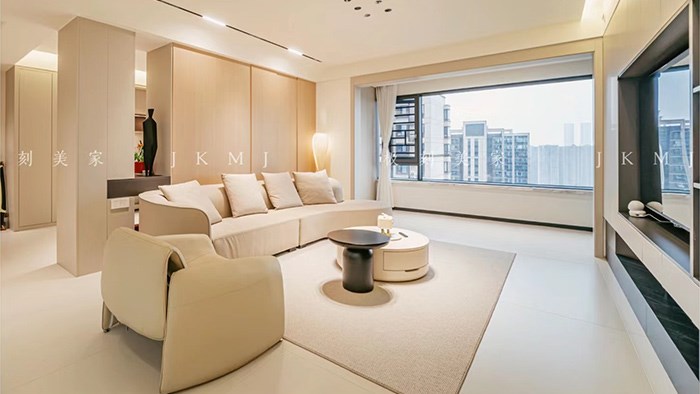 長沙-龍湖天宸原著-160m²現(xiàn)代奶油·極刻美家全屋整裝