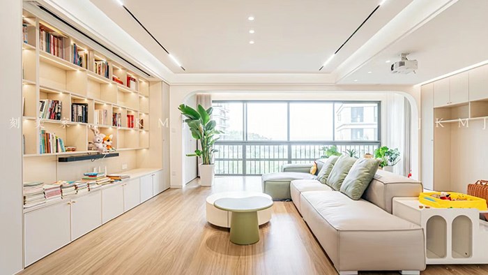 長沙-江山玖樾-150m²現(xiàn)代奶油·極刻美家全屋整裝