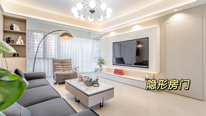 長(zhǎng)沙日盛湖湘悅府，125m²現(xiàn)代奶油·極刻美家全屋整裝