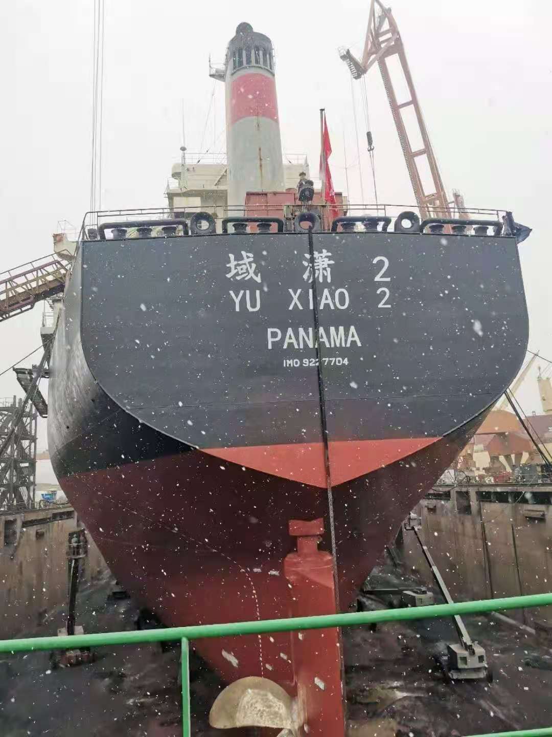 域?yàn)t集團(tuán)遠(yuǎn)洋輪“域?yàn)t2號”交船